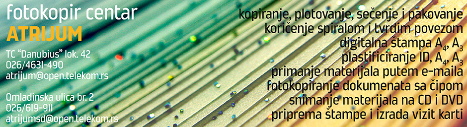 kopiranje plotovanje koricenje plastificiranje